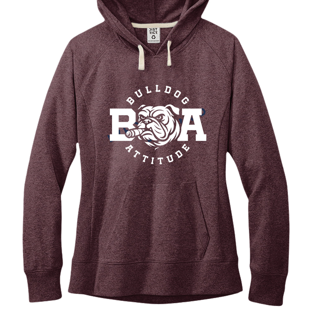 Maroon Heather - FRONT